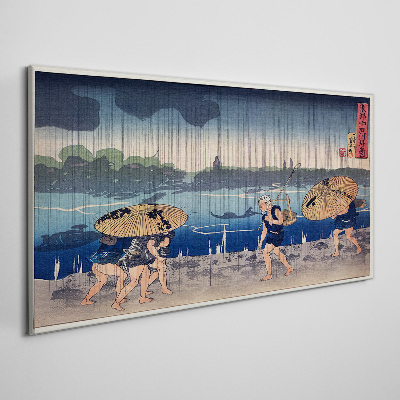 Traditional Japanese Landscape Print on canvas