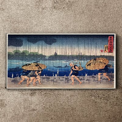 Traditional Japanese Landscape Print on canvas