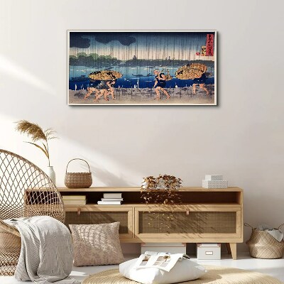Traditional Japanese Landscape Print on canvas