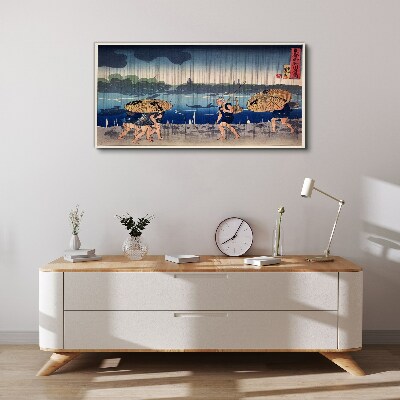 Traditional Japanese Landscape Print on canvas