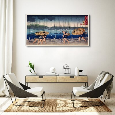Traditional Japanese Landscape Print on canvas