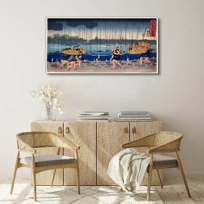 Traditional Japanese Landscape Print on canvas
