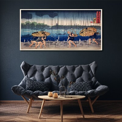 Traditional Japanese Landscape Print on canvas