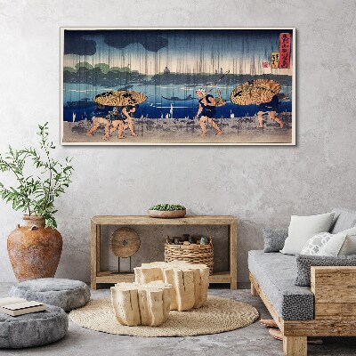 Traditional Japanese Landscape Print on canvas