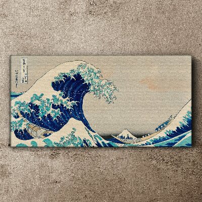 The Great Wave off Kanagawa Print on canvas