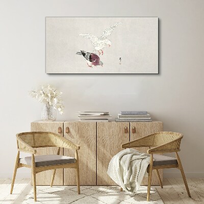 Birds on the move Canvas wall art