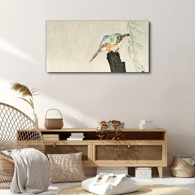 Golden Tern in Nature Print on canvas