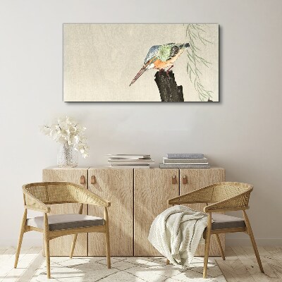 Golden Tern in Nature Print on canvas