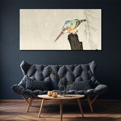 Golden Tern in Nature Print on canvas