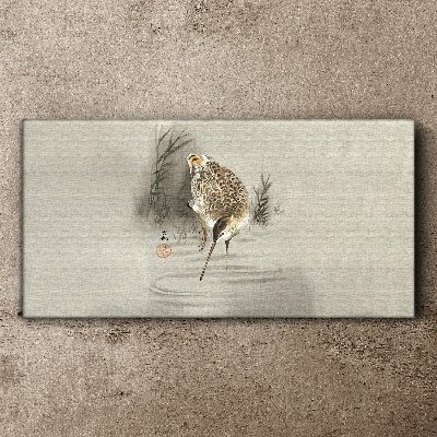 Animal bird water Canvas Wall art