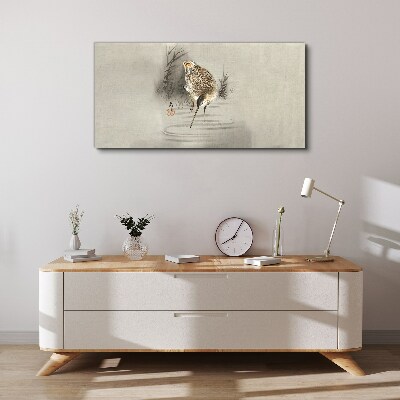 Animal bird water Canvas Wall art