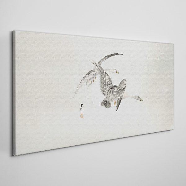 Flight of the Wild Geese Print on canvas
