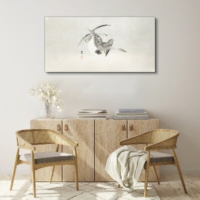 Flight of the Wild Geese Print on canvas
