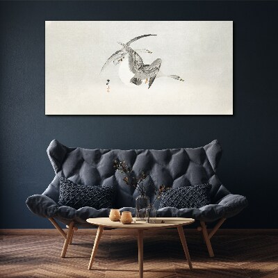 Flight of the Wild Geese Print on canvas