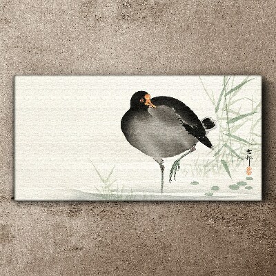 Animal bird water Canvas Wall art