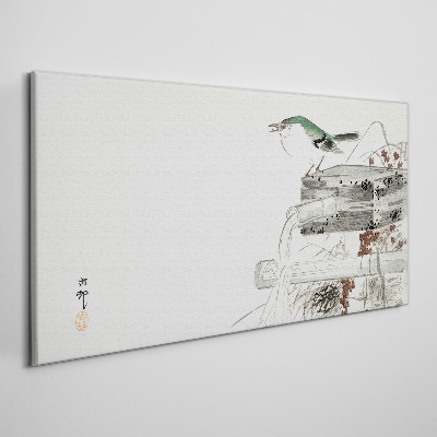 Animal bird water Canvas Wall art