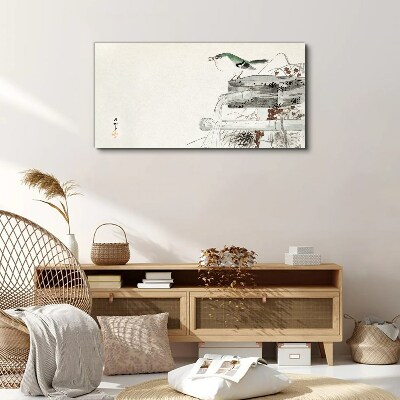 Animal bird water Canvas Wall art