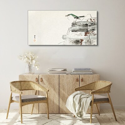 Animal bird water Canvas Wall art