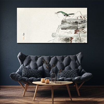 Animal bird water Canvas Wall art