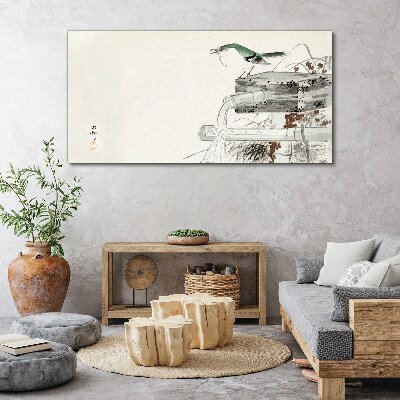 Animal bird water Canvas Wall art