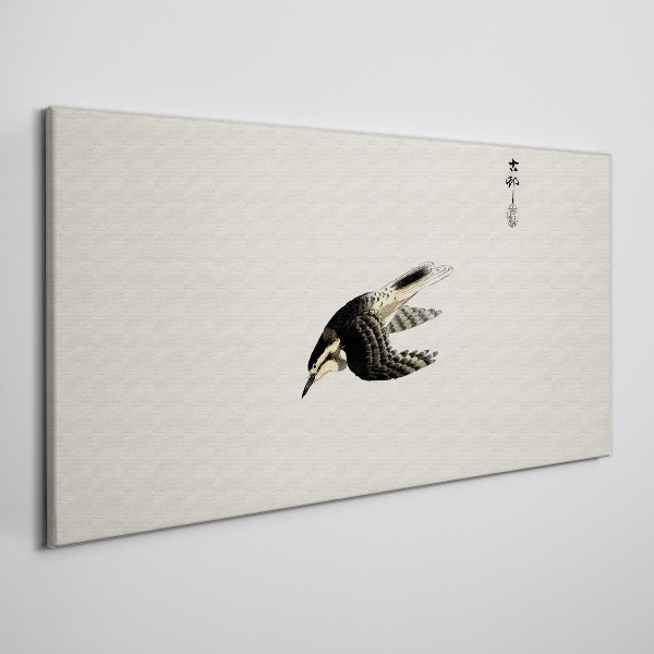 A bird's flight in silence Print on canvas
