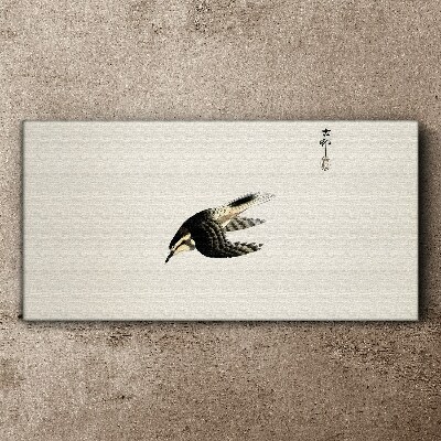 A bird's flight in silence Print on canvas