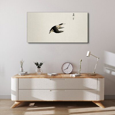 A bird's flight in silence Print on canvas