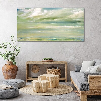 The sky clouds sea Canvas Wall art