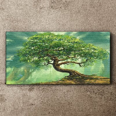 Fantasy nature leaves Canvas Wall art