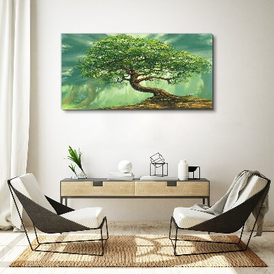 Fantasy nature leaves Canvas Wall art