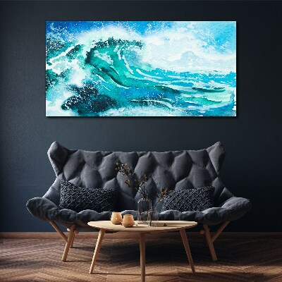 Sea waves nature Canvas Wall art