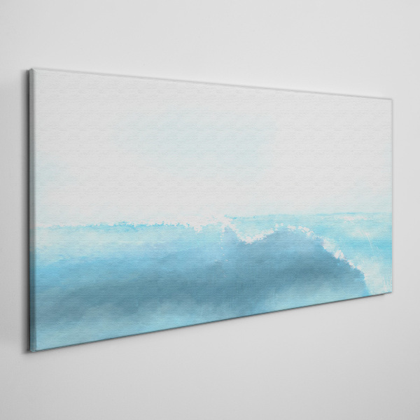 The peace of a sea wave Print on canvas