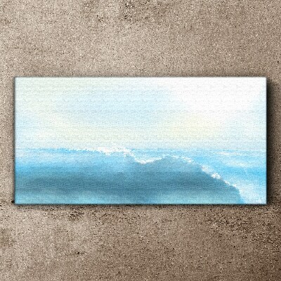 Abstract sea waves Canvas Wall art