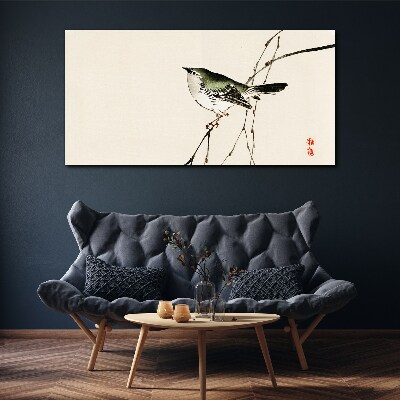 Branches animal bird Canvas Wall art