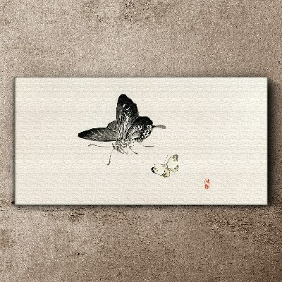 Butterflies in delicate harmony Print on canvas