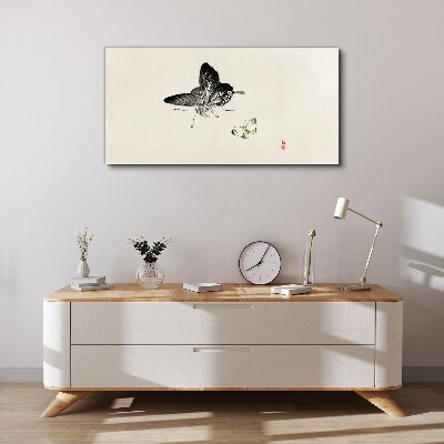 Butterflies in delicate harmony Print on canvas