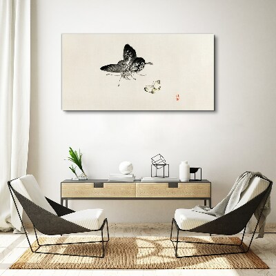 Butterflies in delicate harmony Print on canvas