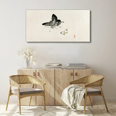 Butterflies in delicate harmony Print on canvas