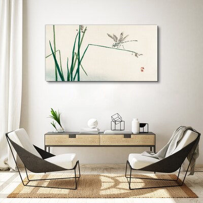The delicacy of nature with a butterfly Canvas wall art