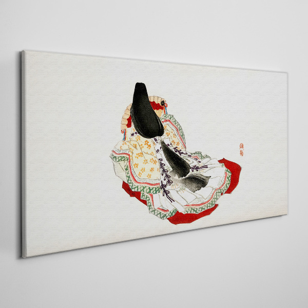 Floral beauty in traditional style Canvas wall art