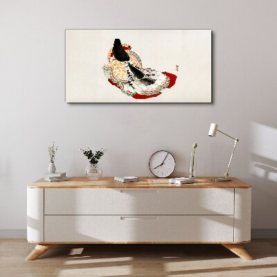 Floral beauty in traditional style Canvas wall art