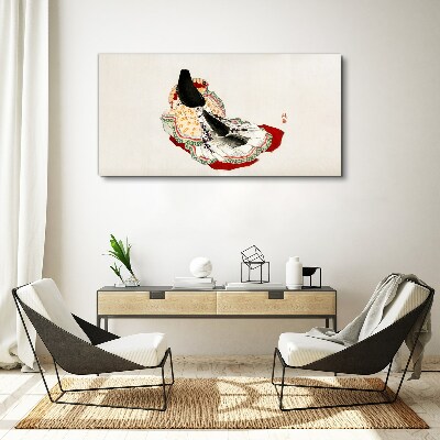Floral beauty in traditional style Canvas wall art