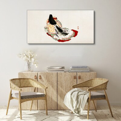 Floral beauty in traditional style Canvas wall art