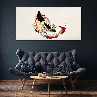 Floral beauty in traditional style Canvas wall art