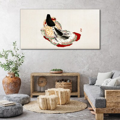 Floral beauty in traditional style Canvas wall art