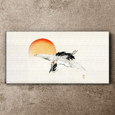 Animal bird sun Canvas Wall art