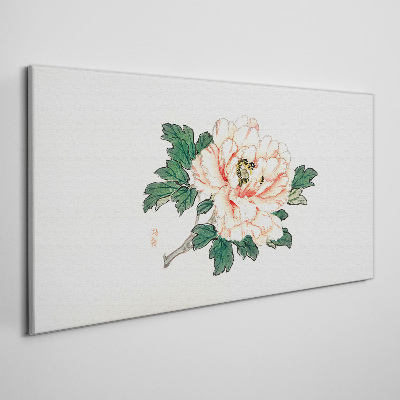 Floral beauty in delicate shades Canvas wall art