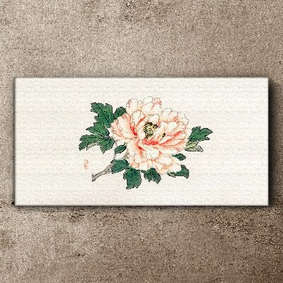 Floral beauty in delicate shades Canvas wall art