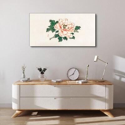 Floral beauty in delicate shades Canvas wall art