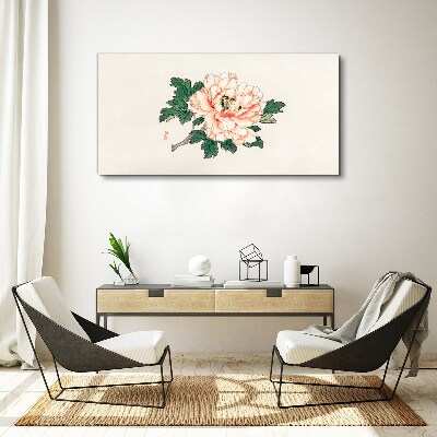Floral beauty in delicate shades Canvas wall art